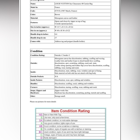 Louis Vuitton Brown and Tan Monogram Travel Bag Unisex - Picture 13 of 13